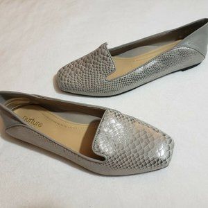 Nurture Addington Snake Embossed Leather Loafer